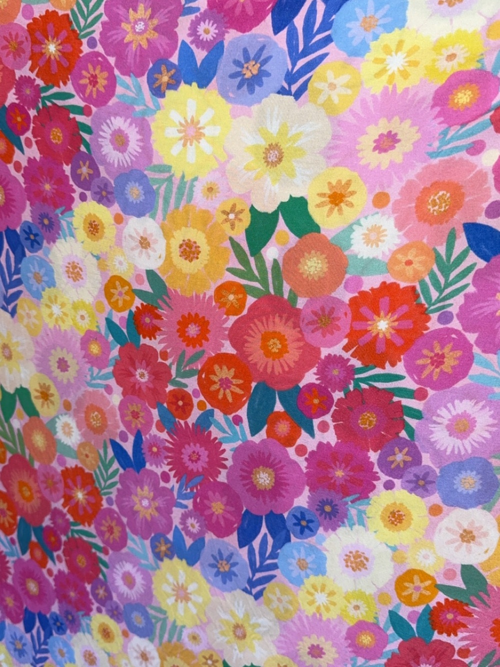 Rainbow Blooms Little Sleepies Crib Sheet - Picture 2 of 2